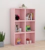 Roller Moller floor shelf in Pink Colour