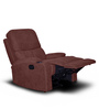 Roma 1 Seater Manual Recliner in Brown Colour