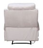 Roma Velvet Manual 1 Seater Recliner in Grey Colour