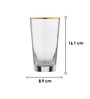 ROMA HIBALL GLASSES SET OF 2 48ml
