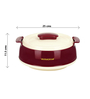 Varmora Roma Casserole| Insulated Hot Pot for Kitchen| Chapati Box  Microwave-Safe