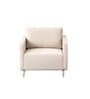 Roma Velvet 1 Seater Sofa In Cream Colour