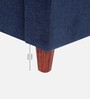 Roman Fabric 1 Seater Sofa In Cobalt Blue Colour Roman Fabric 1 Seater Sofa In Cobalt Blue Colour