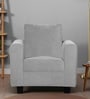 Neudot Roman Fabric 1 Seater Sofa in Light Grey Colour