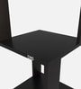 Romana Small Corner Book Shelf Black Finish