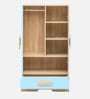 Romania 2 Door Kids Wardrobe In Blue Finish