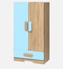 Romania 2 Door Kids Wardrobe In Blue Finish