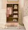 Romania 2 Door Kids Wardrobe In Pink Finish
