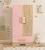 Romania 2 Door Kids Wardrobe In Pink Finish