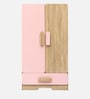 Romania 2 Door Kids Wardrobe In Pink Finish