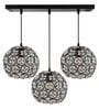 Romania Black Metal Cluster Hanging Light