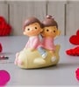 Romantic Couple on Plane Showpiece Valentine Gift