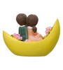 Couple Showpiece Sitting On Boat Valentine Gift