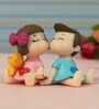 Romantic Cute Love Couple Pink & Blue (Set Of 2) Polyresin Figurine