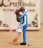 Romantic Hugging Couple Multicolour Polyresin Showpieces