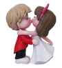 Romantic Kissing Couple Multicolour Polyresin Showpieces