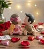 Romantic Kissing Couple Showpiece Valentine Gift