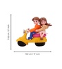 Romantic Miniature Love Couple on Scooter Valentine Gift