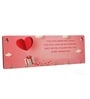 Romantic Quote Valentine Day Decorative Key Holder