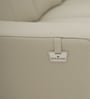 Rome Italian Leatherette Corner L-Shape Motorised Recliner With Bulit In Storage & Adjustable Headrests (3+ Lounger) In Beige Color