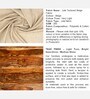 Romie Foot Stool in Teak Finish
