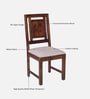 Romilly Sheesham wood 4 Seater Dining Set In Provincial Teak Finish Romilly Sheesham wood 4 Seater Dining Set In Provincial Teak Finish
