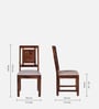 Romilly Sheesham wood 4 Seater Dining Set In Provincial Teak Finish Romilly Sheesham wood 4 Seater Dining Set In Provincial Teak Finish