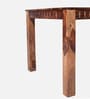 Romilly Sheesham wood 4 Seater Dining Table In Provincial Teak Finish