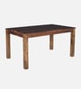 Romilly Sheesham wood 6 Seater Dining Table In Provincial Teak Finish Romilly Sheesham wood 6 Seater Dining Table In Provincial Teak Finish