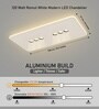 Romul 120W Smart LED Ceiling Chanderlier | WiFi Google & Alexa Voice Control | 3 Color Modes | Modern Luxury Lighting for Living Room, Dining, Hall & Bedroom