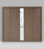Ronaldo 4 Door Sliding Wardrobe in Light Walnut Finish
