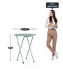 Ronda Metal Outdoor Table Set with 2 Chairs in Green Colour