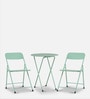 Ronda Metal Outdoor Table Set with 2 Chairs in Green Colour