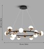 Ronz 88W | 70 Cm | Google & Alexa | Height Adjustable | 3 Light Mode | Modern LED Ceiling Chandelier for Living Room, Dining, Bedroom, Hall, Kitchen, Office,Luxury Decorative Lighting
