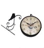 Antique Station Clock Double Side Metal Wall Clock