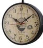 Antique Station Clock Double Side Metal Wall Clock