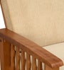 Roosey One Seater Sofa in Natural Walnut Finish