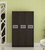 Root 3 Door Wardrobe in Dark Wenge Colour