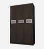 Root 3 Door Wardrobe in Dark Wenge Colour