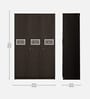 Root 3 Door Wardrobe in Dark Wenge Colour