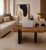 Rooted Modern Center Table In Solid Wood Finish