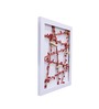 9 Wooden White Paper Rope Wall Hanging Clip Photo Frames
