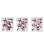 9 Wooden White Paper Rope Wall Hanging Clip Photo Frames