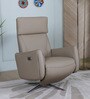 Roque Leather 1 Seater Recliner With Swivel Function