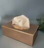 Abstract Print Rose Gold Leather Tissue Paper Holder Box for Dining Room