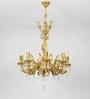 Rosalie 8 Arms Brass Antique Chandelier