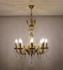 Rosalie 8 Arms Brass Antique Chandelier