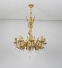 Rosalie 8 Arms Brass Antique Chandelier