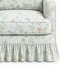 Rosamira 1 Seater Sofa With Teak Wood  And Suede Printed Fabric