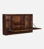 Roscoe Sheesham Wood Wall Mounted Study  Table In Provincial Teak Finish